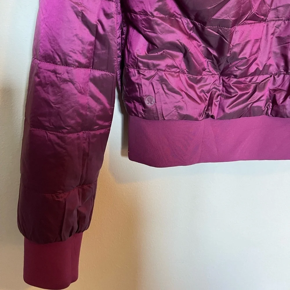 Lululemon Reversible Bomber in Magenta